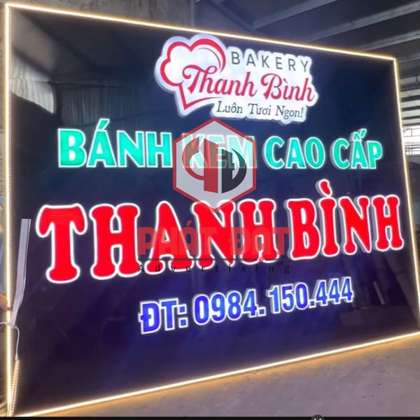 Các loại chữ nhôm nổi có đèn LED phổ biến