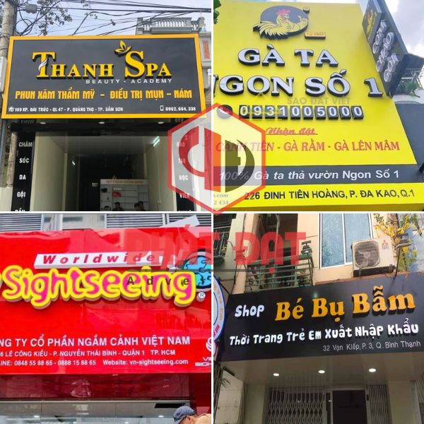 Địa chỉ làm biển hiệu quảng cáo giá rẻ Quận 1 uy tín, chất lượng