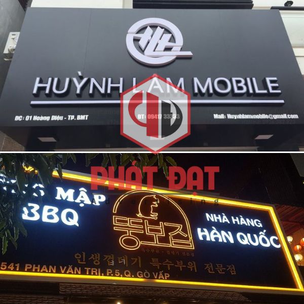 Xu hướng thiết kế làm biển hiệu quảng cáo giá rẻ Quận 1 nổi bật năm nay