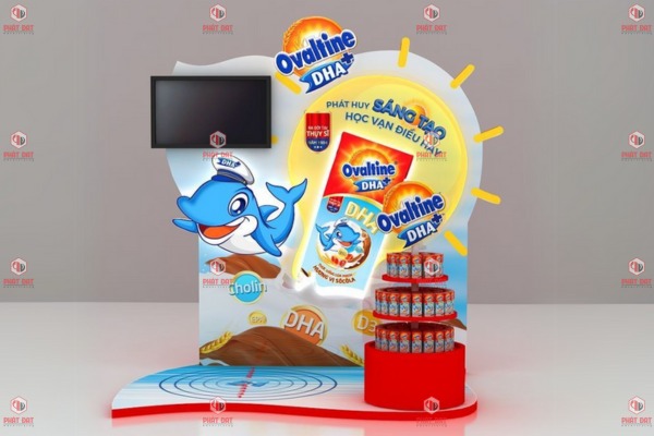 Các mẫu gia công booth sự kiện 30/4 1/5 đẹp nhất hiện nay