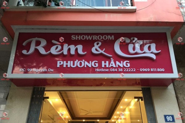 Cân nhắc kích thước và vị trí lắp đặt khi làm biển hiệu giá rẻ quận 2