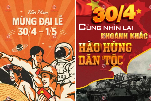 Số lượng đặt hàng làm backdrop 30/4 1/5 giá rẻ