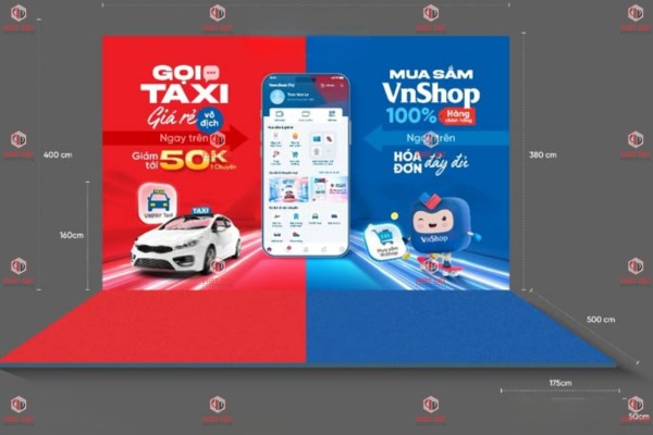 Ý tưởng thiết kế gia công booth sự kiện 30/4 1/5 thu hút, độc đáo